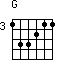 Gchord 133211 3